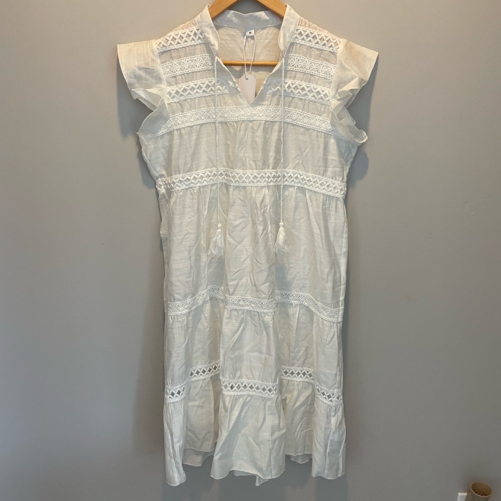 White dress/cover up
